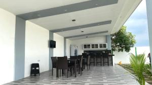 Rõdu või terrass majutusasutuses Steffen Resort