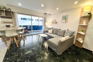 Гостиная зона в ANTIBES PONTEIL - 4 people - Terrace