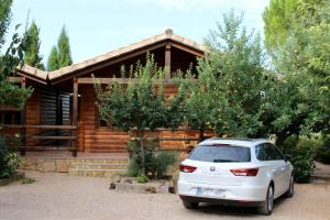 Vonkajšia záhrada v ubytovaní Casas de Madera Los Molinos