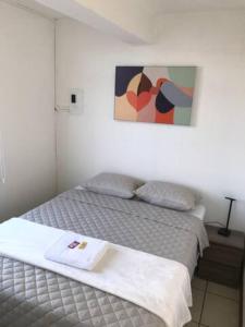 Postelja oz. postelje v sobi nastanitve Casa Colibrí Apartamento 7A