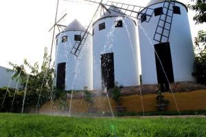 Vonkajšia záhrada v ubytovaní Casas de Madera Los Molinos