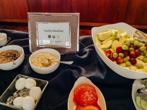 Comida no hotel ou em algum lugar perto