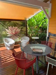 Zahrada ubytování L'escale Tropicale