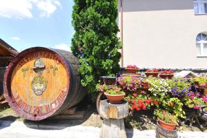 Κήπος έξω από το Hotel Sucevic Garni