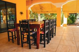 Majoituspaikan Finca Palma Real / Tradicional y Cultural en Yucatán ravintola tai vastaava paikka