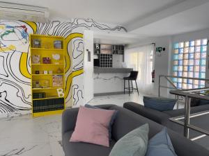 Kuchyň nebo kuchyňský kout v ubytování Hotel Maremagnum