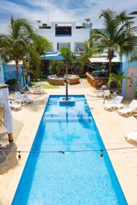 Bazén v ubytování Coco Beach Cartagena nebo v jeho okolí