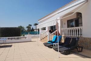 Μπαλκόνι ή βεράντα στο Villa Luna