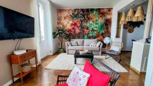 Telewizja i/lub zestaw kina domowego w obiekcie KOSY Spa, Les Princes