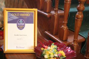 Certifikát, hodnocení, plakát nebo jiný dokument vystavený v ubytování RossMor Bed & Breakfast
