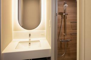 Koupelna v ubytování Hotel Comento Yokohama Kannai + 27 fotografií