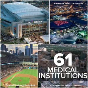 kolaż zdjęć stadionu baseballowego w obiekcie 3BR Newly Built Home in Houston, TX w mieście Houston