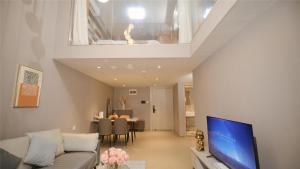 Serveyou International Apartment Hotel - Free Airport Pickup & Free Canton Fair shuttle & Paid City Tour TV 또는 엔터테인먼트 센터