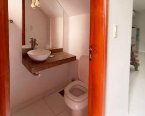 Koupelna v ubytování Duplex Aeropuerto c/cochera cerrada