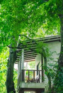 Balkón nebo terasa v ubytování Tamarind Tree House