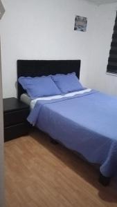 Postel nebo postele na pokoji v ubytování Acogedora habitación en curico