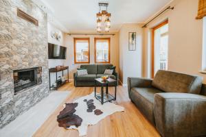 Posezení v ubytování VisitZakopane - Ibiza Apartment