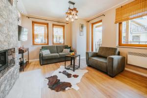 Posezení v ubytování VisitZakopane - Ibiza Apartment