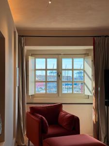 Posezení v ubytování Hotel Palazzo Durazzo Suites