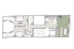 The floor plan of Maestranza Boutique