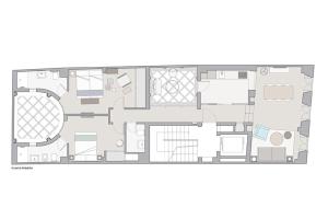 The floor plan of Maestranza Boutique