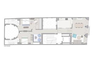 The floor plan of Maestranza Boutique