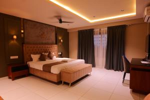 Hotel Classico International客房内的一张或多张床位