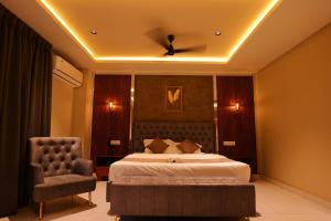 Hotel Classico International客房内的一张或多张床位