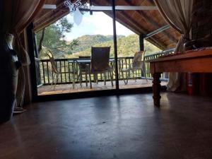 Balkón nebo terasa v ubytování Tumuga Private Cottage Mokopane