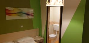 Koupelna v ubytování B&B Al Centro