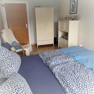 Katil atau katil-katil dalam bilik di Ferienwohnung 1 - a76809