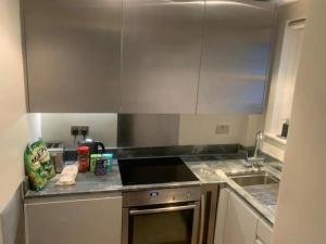 Кухня или мини-кухня в Private 1-Bed Apartment in Central London
