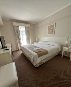 a bedroom with a large bed and a window at GRAN HOTEL VILLAGUAY in Villaguay