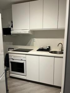 Kuchyň nebo kuchyňský kout v ubytování Small Home Fuengirola