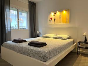 Postel nebo postele na pokoji v ubytování Small Home Fuengirola