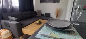 Χώρος καθιστικού στο LE PHENIX Appartement calme et Cosy
