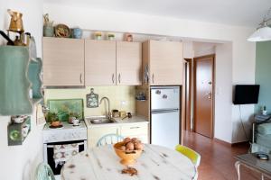Kuchyň nebo kuchyňský kout v ubytování Artistic 2 Apartment