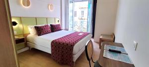 Hotel Boréal Nice tesisinde bir odada yatak veya yataklar