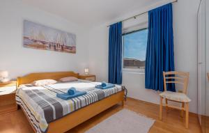 Posteľ alebo postele v izbe v ubytovaní Beautiful Apartment In Pakostane
