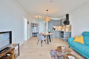 Kuchyň nebo kuchyňský kout v ubytování Berliner Hof Berliner Hof Appartement 116