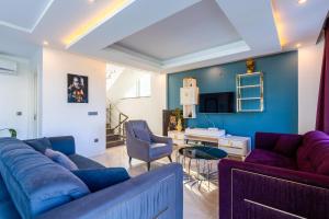 Posezení v ubytování Alanya Luxury Villas