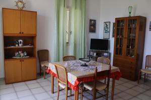 A television and/or entertainment centre at casa blu