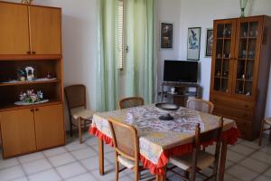 A television and/or entertainment centre at casa blu