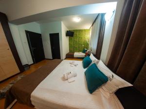 Letto o letti in una camera di Motel Krnjevo