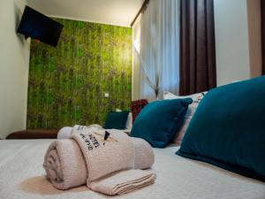 Letto o letti in una camera di Motel Krnjevo
