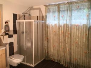 Koupelna v ubytování Appartements Funk