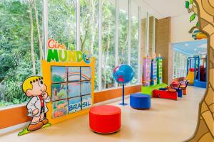 Clube infantil em Bourbon Thermas Eco Resort Cataratas do Iguacu