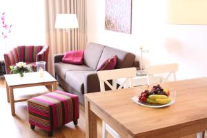 Posezení v ubytování Meer & Strand - Haus Meeresstrand Ferienwohnung 213 + 3 fotografie