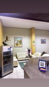 Kuchyň nebo kuchyňský kout v ubytování Hotel Andes Inn