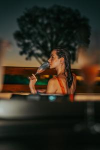 入住Capanna del Vale - Um refúgio no Vale dos Vinhedos com experiência exclusiva de degustação na Vinícola Dom Cândido的客人